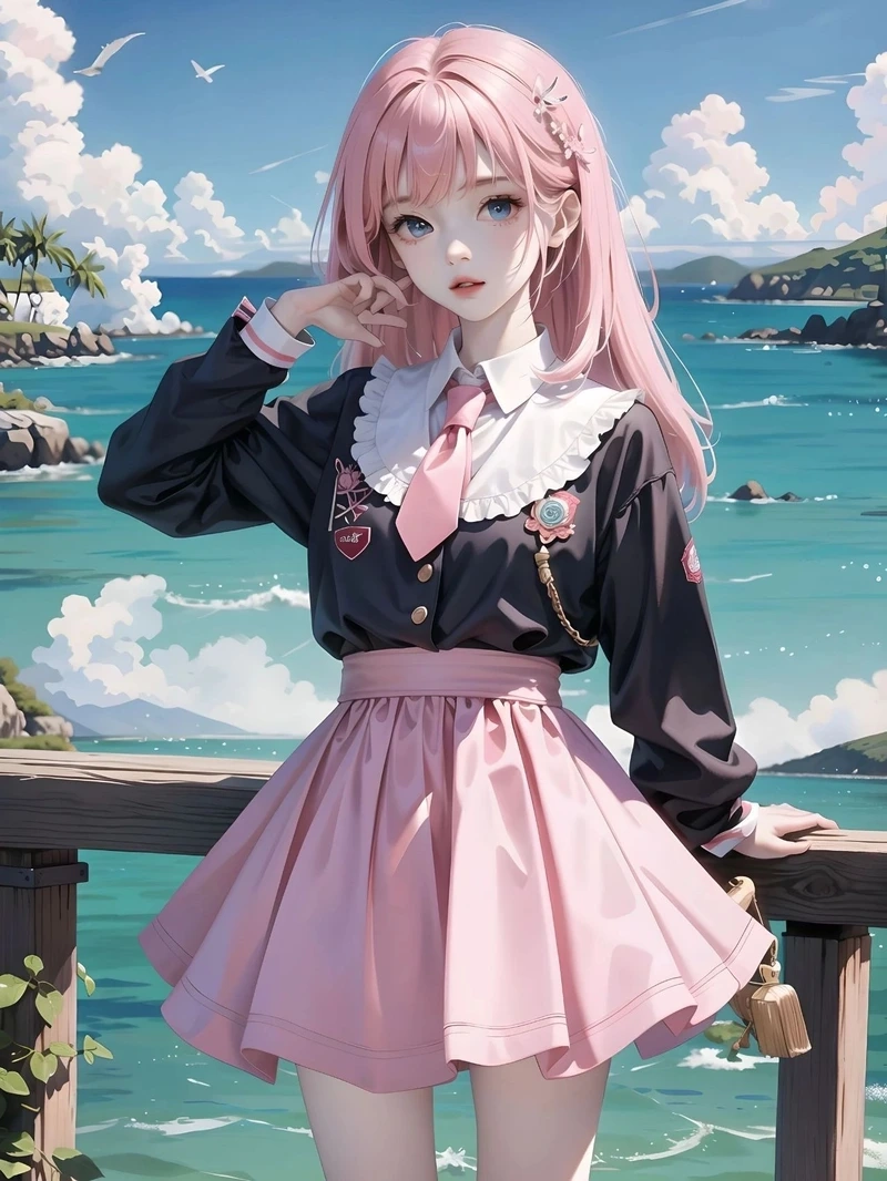 Siêu đáng yêu cùng ảnh anime nữ 3d cute hút mắt