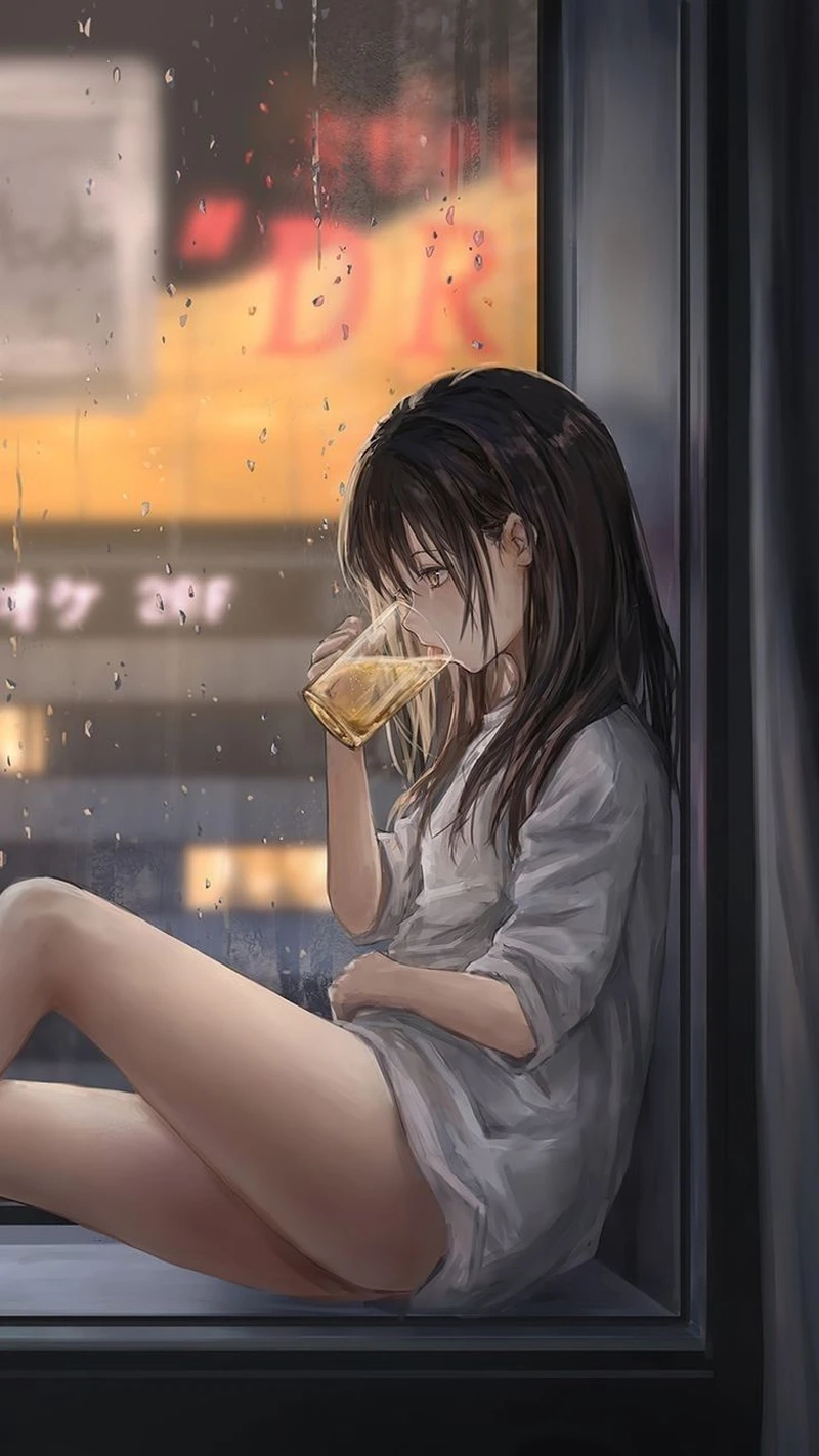 Tuyển chọn ảnh anime nữ buồn buồn man mác khó quên