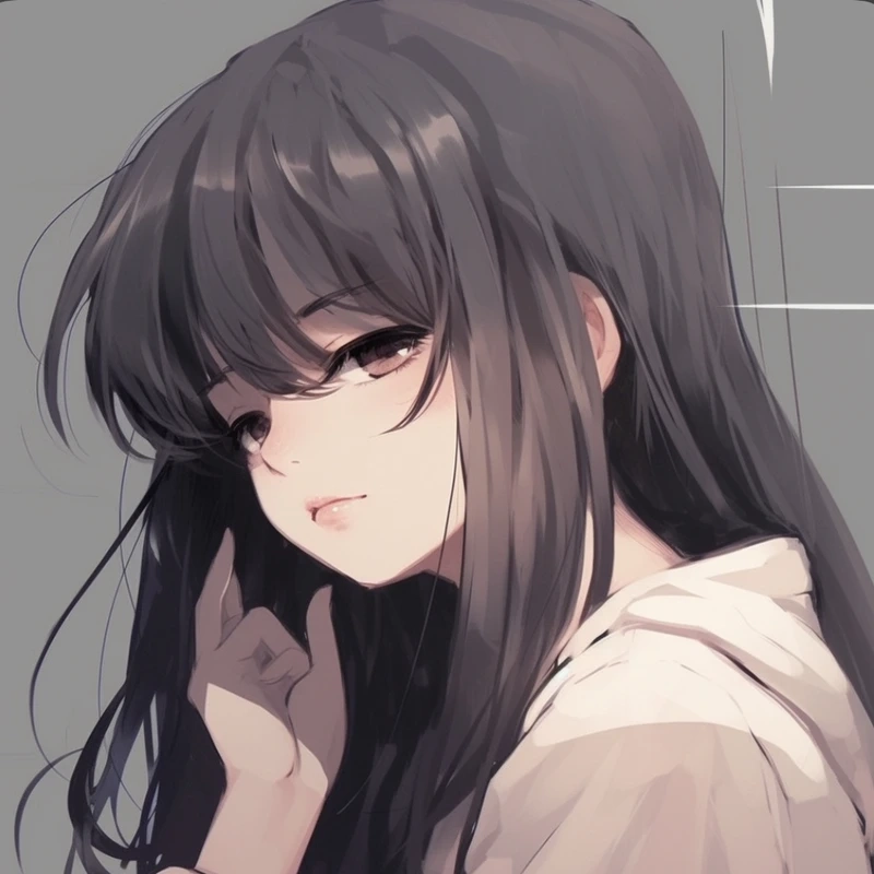 Sâu lắng cùng hình ảnh anime buồn cô đơn nữ tinh tế