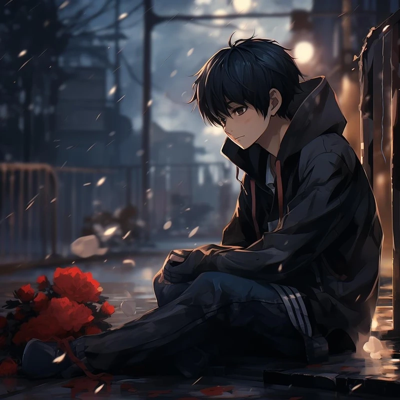 Chiêm ngưỡng ảnh anime nam buồn gợi nhiều cảm xúc