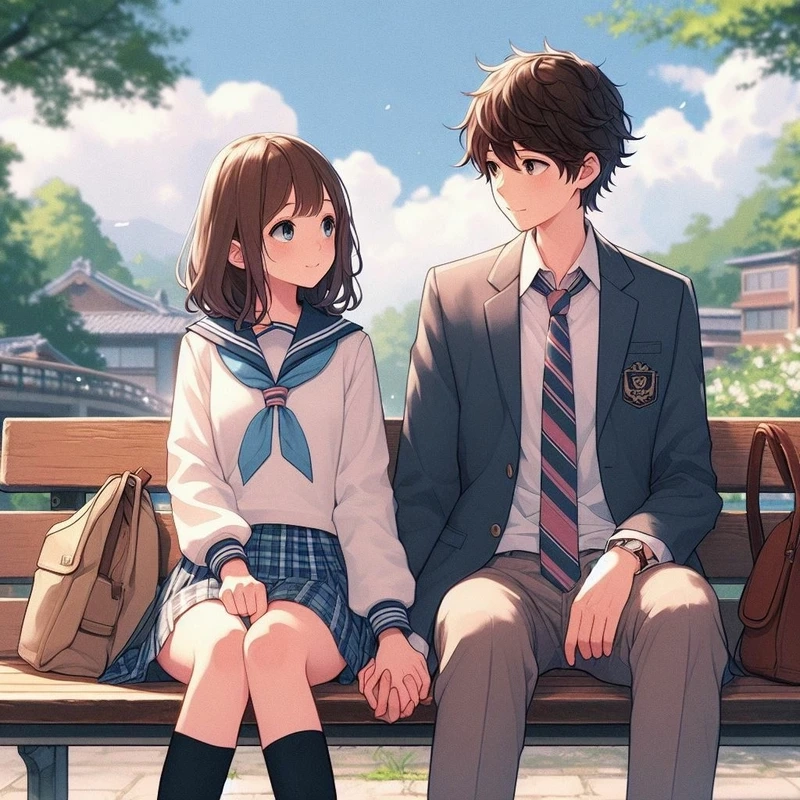 Bộ sưu tập ảnh anime cặp đôi cute siêu đáng yêu