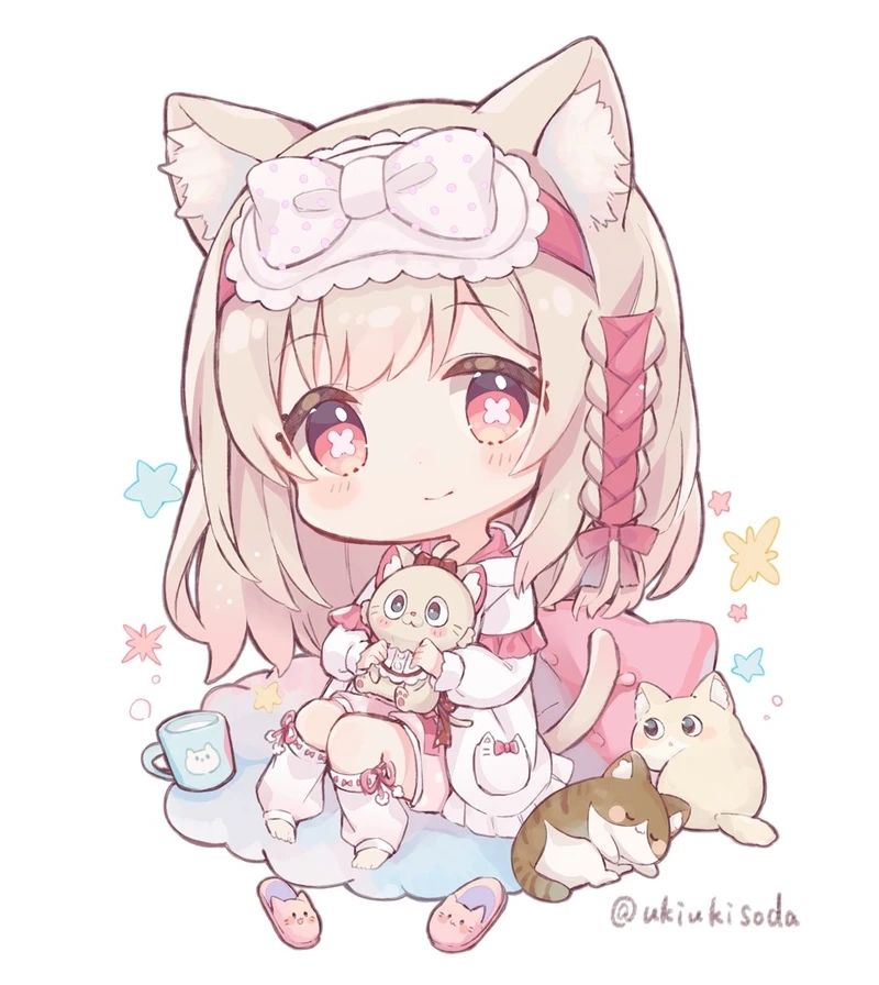 Ngắm nhìn ảnh anime nữ chibi dễ thương độc đáo