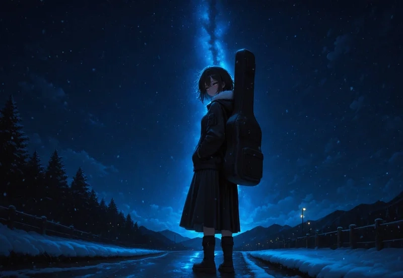 Cùng chìm đắm trong ảnh anime buồn cô đơn nữ