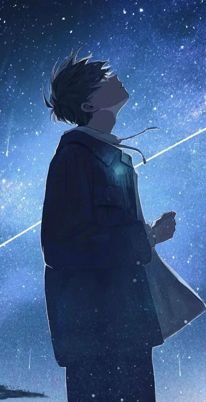 Tạo phong cách riêng với avatar ảnh anime nam buồn cô đơn