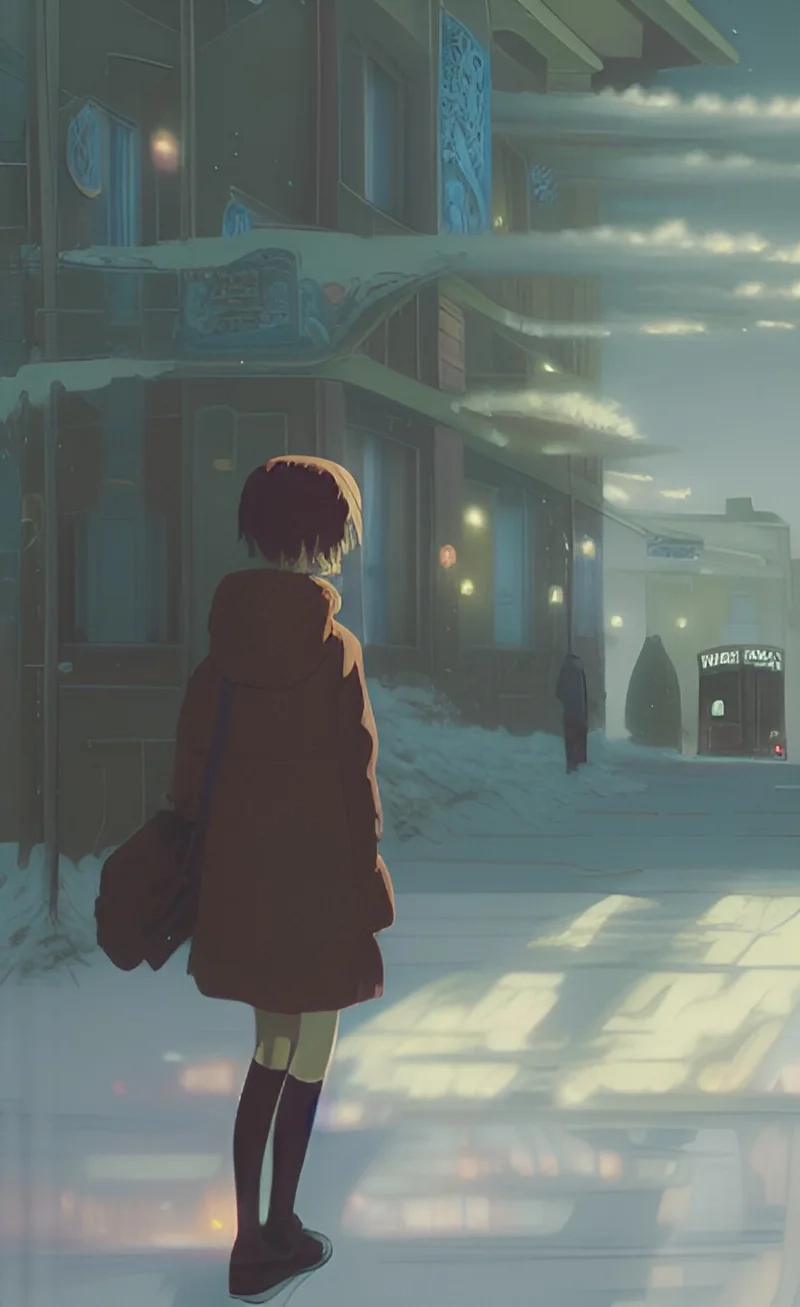 Trải nghiệm nỗi cô đơn trong hình ảnh anime cô đơn