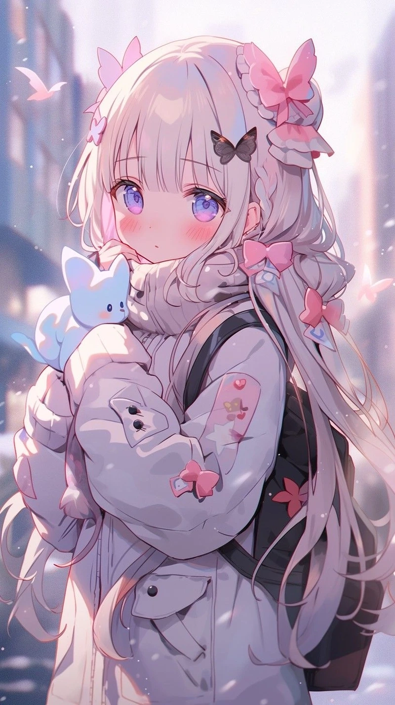 Ngắm nhìn hình ảnh anime nữ cute cuốn hút mọi ánh nhìn