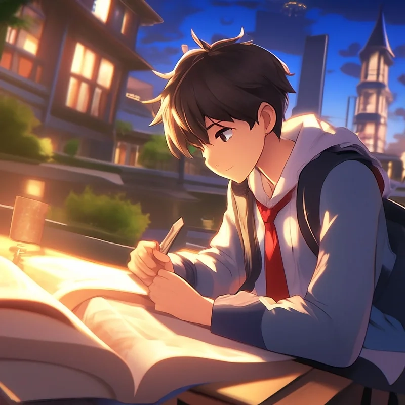 Ngắm nhìn ảnh anime nam học sinh cute cực chất và đáng yêu