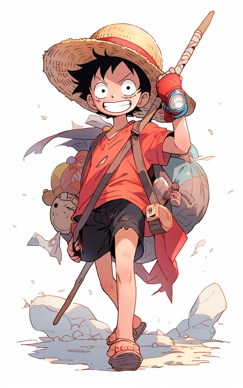 Tỏa sáng cá tính qua hình ảnh anime luffy ngầu