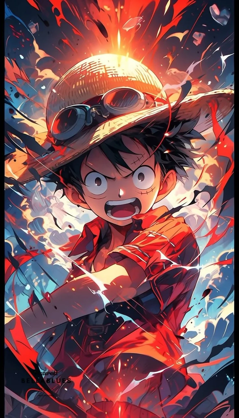 Siêu đáng yêu cùng ảnh anime luffy cute