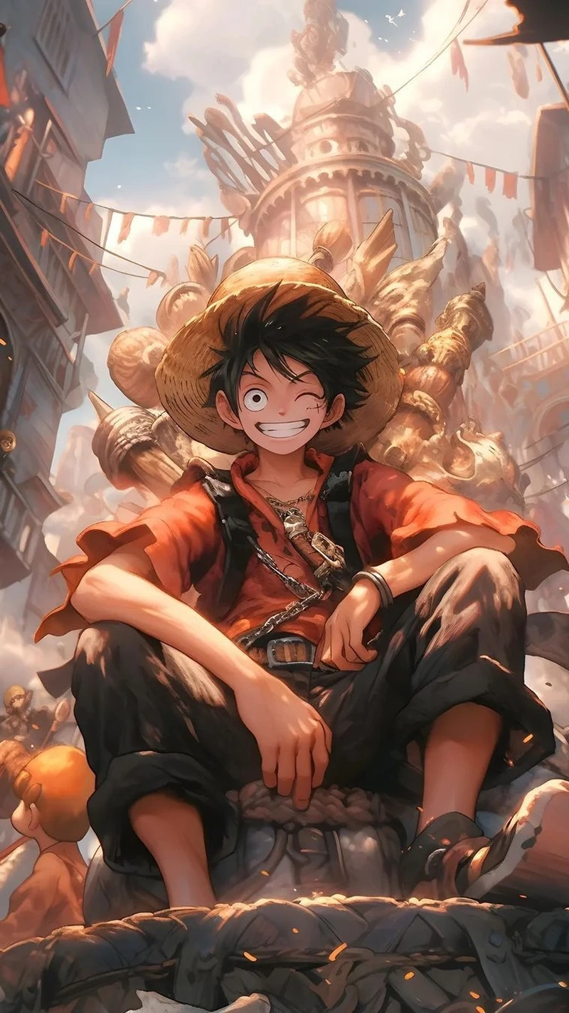 Thần thái bá đạo từ ảnh anime luffy siêu ngầu