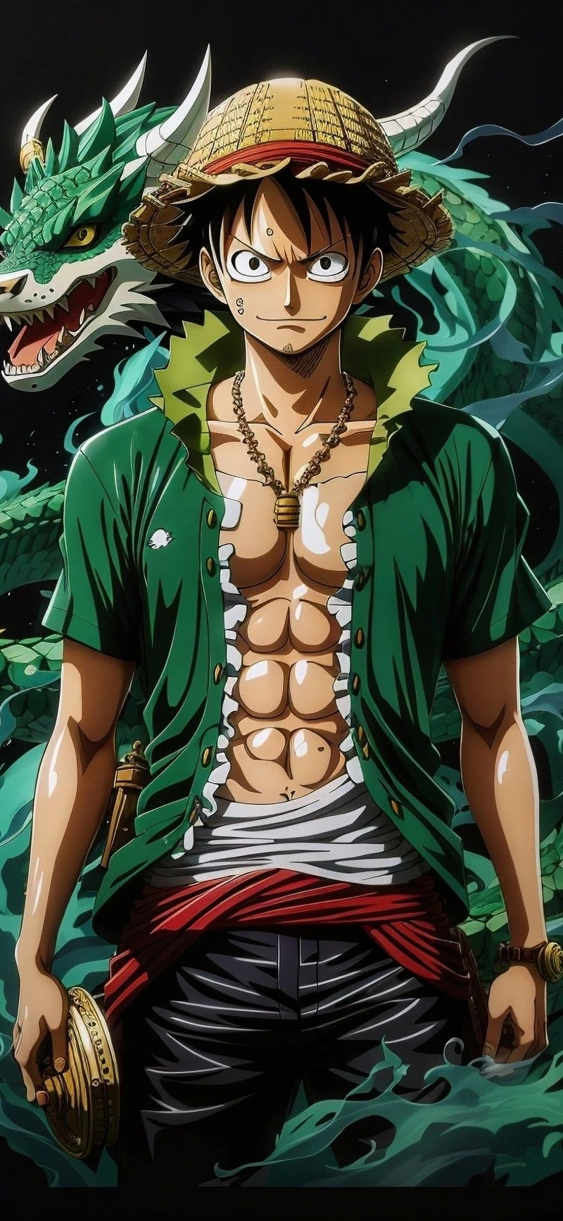 Sức hút mạnh mẽ với ảnh anime nam luffy