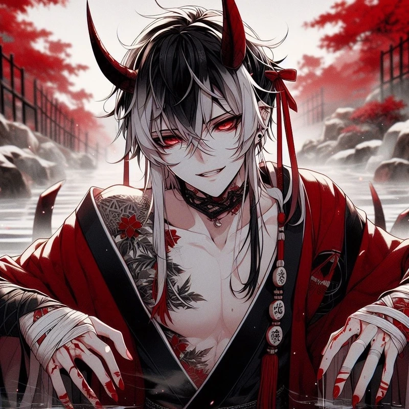 Đầy cá tính với ảnh anime nam ngầu ác quỷ độc đáo