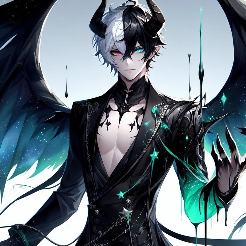 Ngắm nhìn ác quỷ anime nam mang khí chất bá đạo