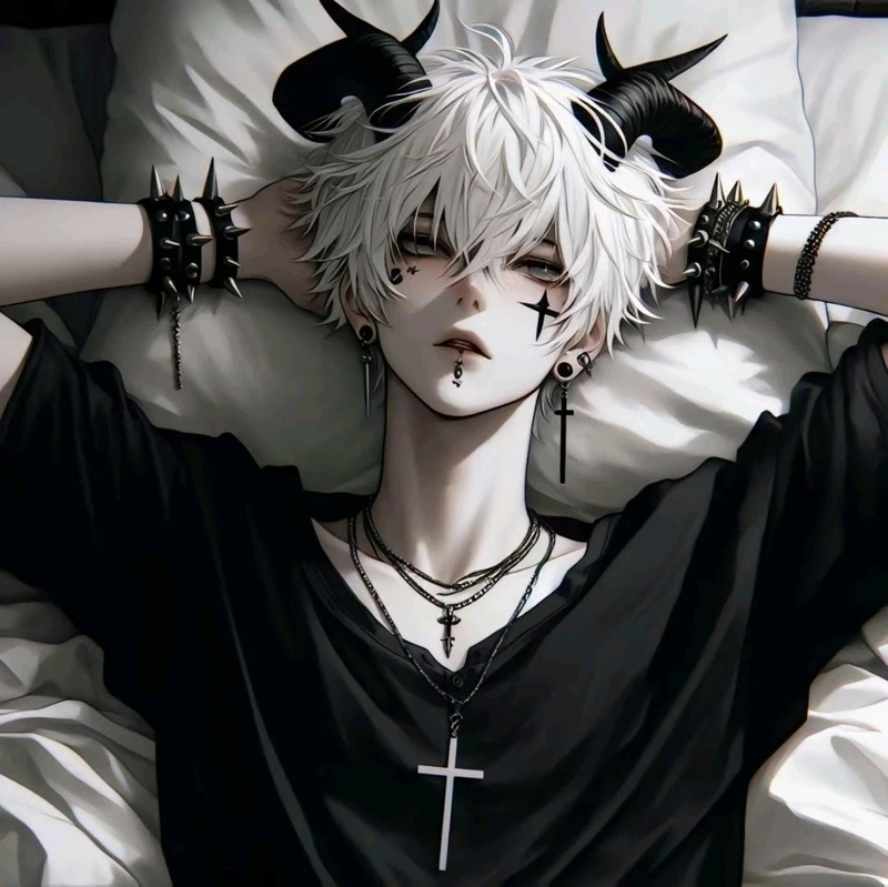 Nổi bật profile cùng avatar ảnh anime nam ngầu lạnh lùng ác quỷ