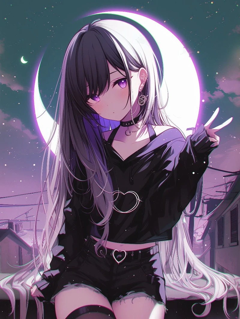 Đắm chìm trong ảnh anime ngầu lạnh lùng đầy bí ẩn