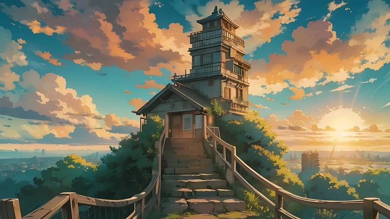 Thư giãn cùng ảnh anime phong cảnh chill tuyệt đẹp