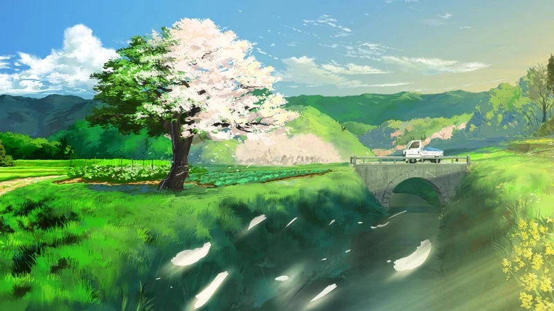 Khám phá ảnh nền phong cảnh anime siêu ấn tượng