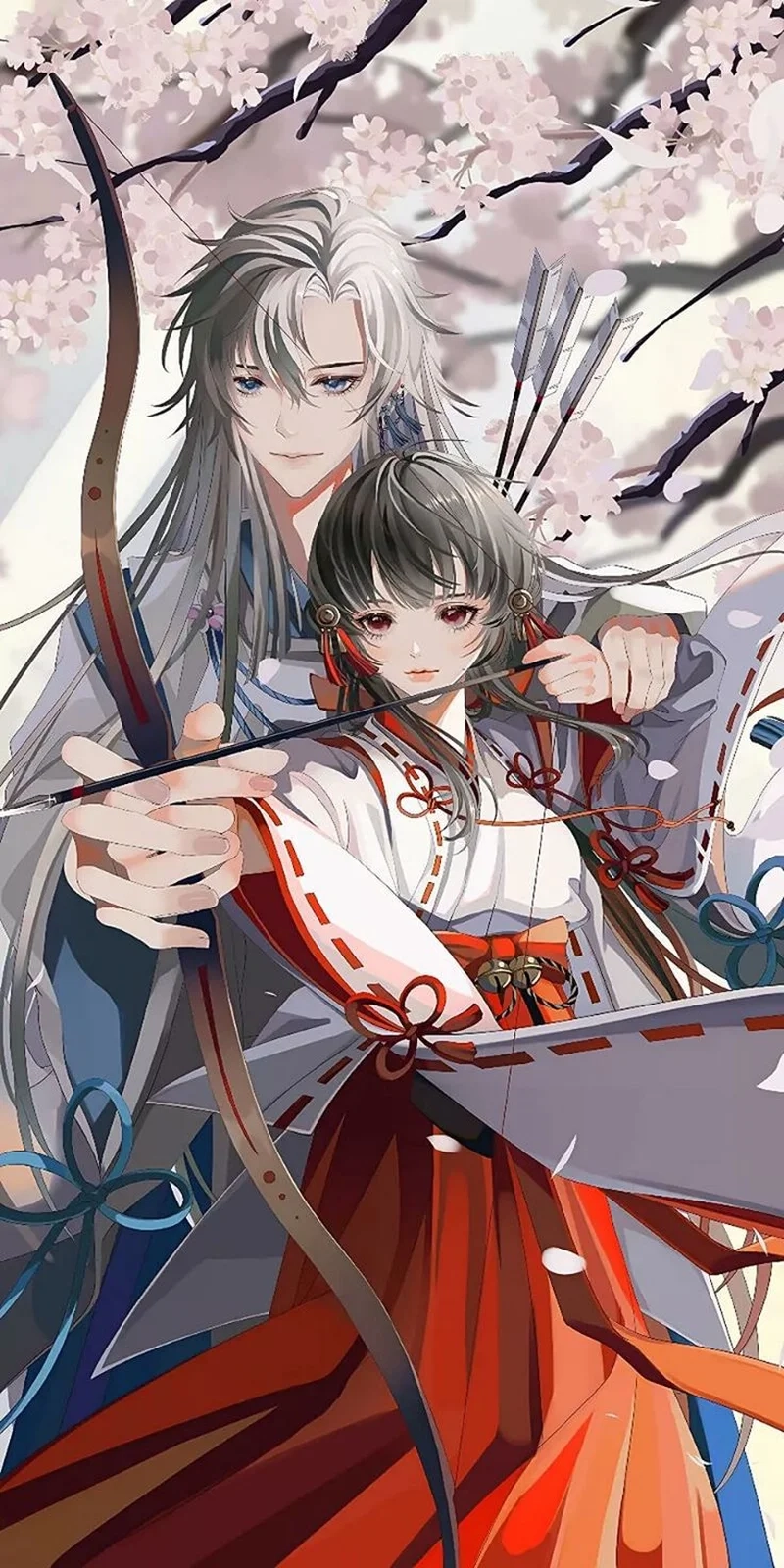 Trang trí màn hình với ảnh nền tình yêu anime