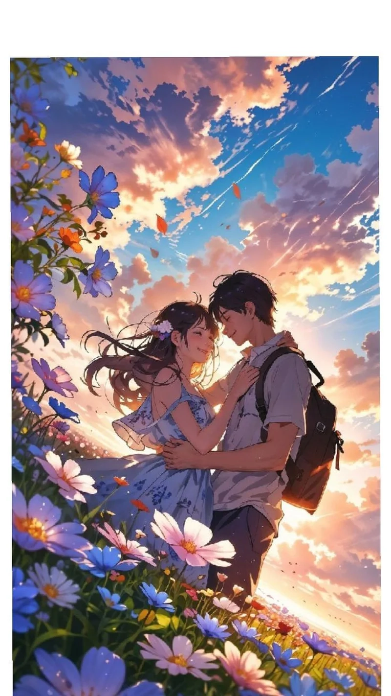 Ngọt ngào đầy cảm xúc qua hình ảnh anime tình yêu