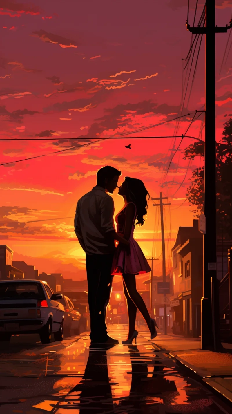 Hạnh phúc trọn vẹn với ảnh anime cặp đôi tình yêu