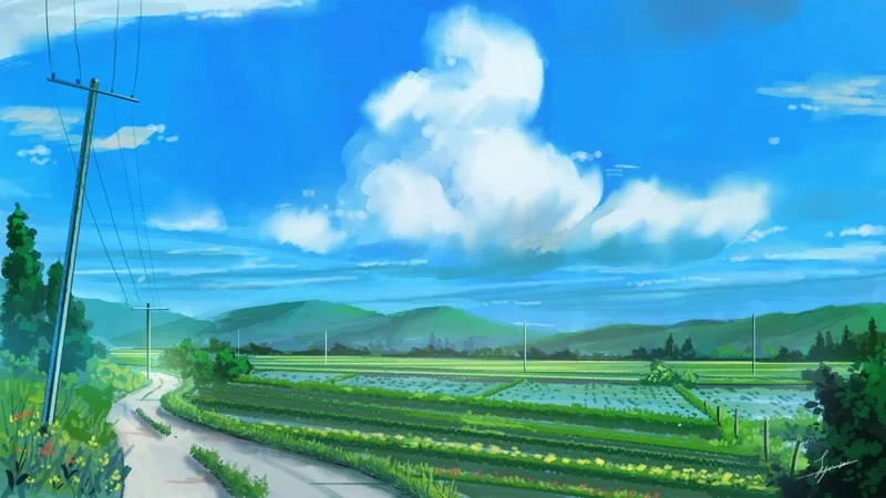 Trải nghiệm chân thực với ảnh anime phong cảnh 4k