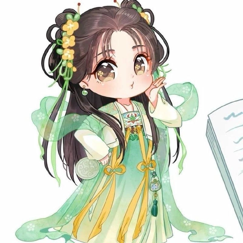 Tải avatar cổ trang chibi đáng yêu cho mạng xã hội của bạn