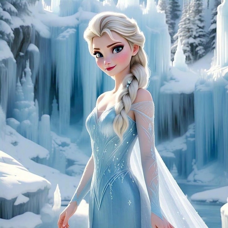 Tải avatar công chúa elsa băng giá và quyến rũ