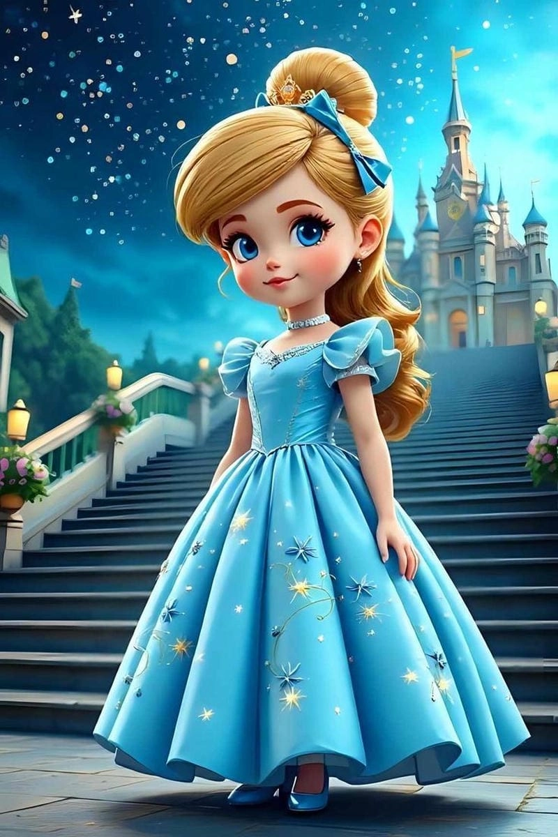 Chọn avatar công chúa phép thuật kỳ diệu và lung linh