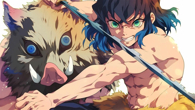 Avatar Inosuke mạnh mẽ với inosuke chiến đấu không thể bỏ lỡ