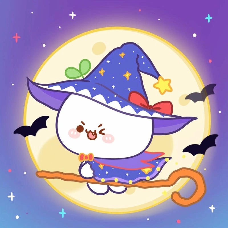 Tạo điểm nhấn với hình nền avatar màu tím cute cho trang cá nhân đầy phong cách