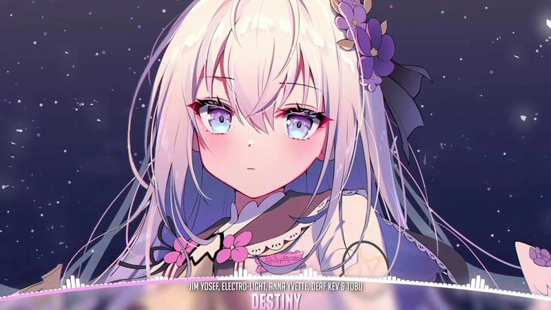 Biến trang cá nhân trở nên sinh động với con gái avatar màu tím cute đáng yêu