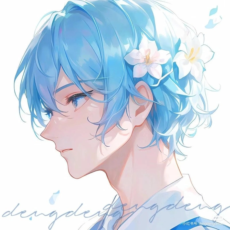 Làm mới trang cá nhân với avatar cute màu xanh dương siêu xinh