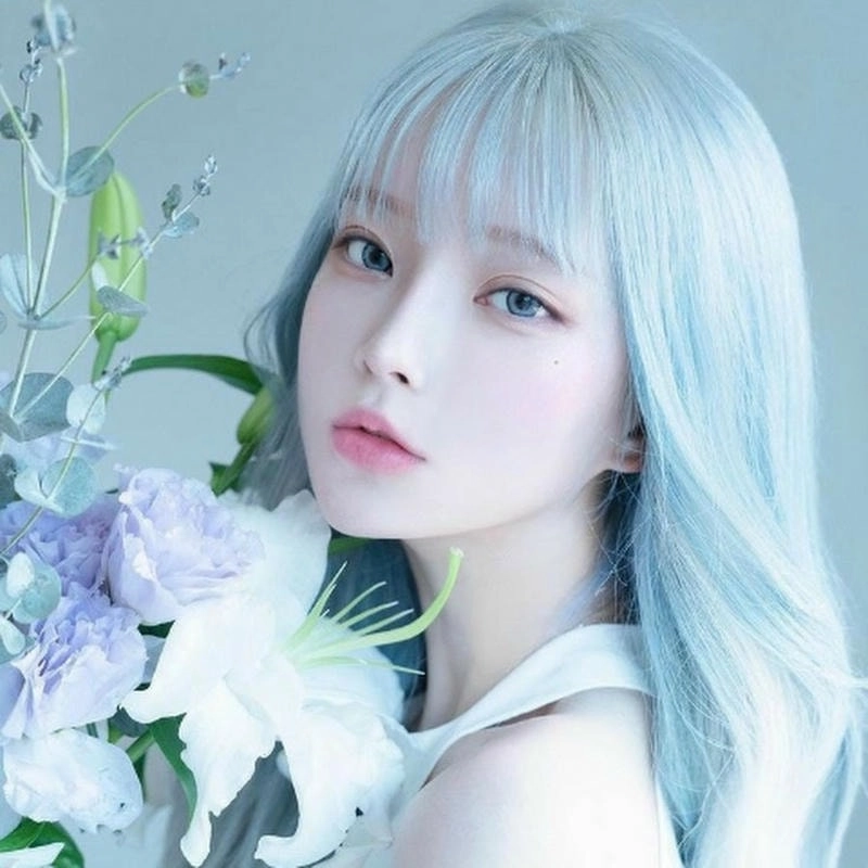 Tải avatar chibi màu xanh dương cute ngộ nghĩnh cho Facebook