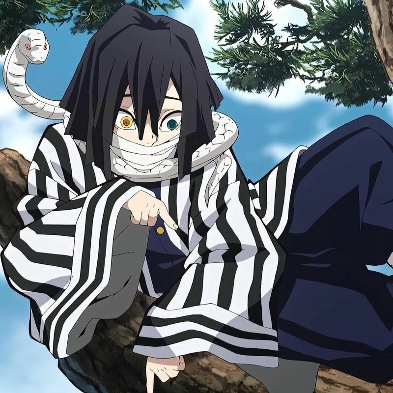 Tận hưởng vẻ đẹp độc đáo của Obanai Iguro trong avatar Obanai