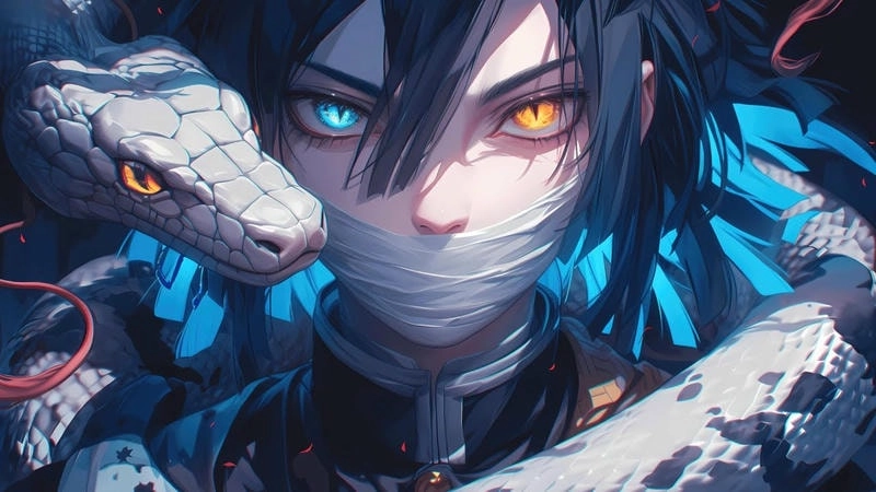 Thỏa sức chọn avatar với xà trụ Obanai ngầu và ấn tượng