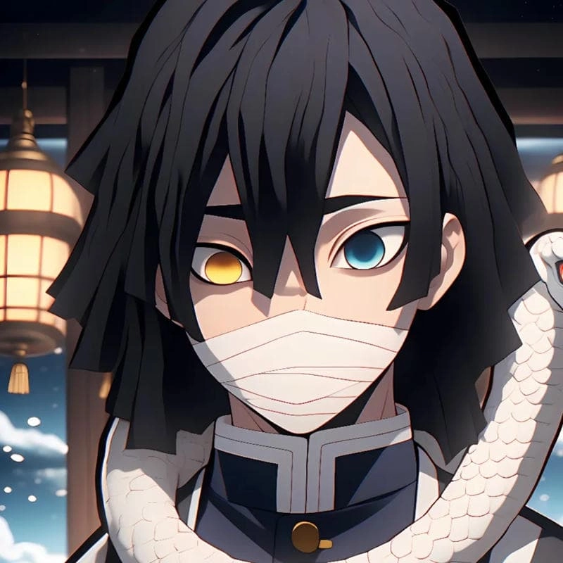 Tải ngay xà trụ Obanai ngầu làm avatar cực chất cho fan anime