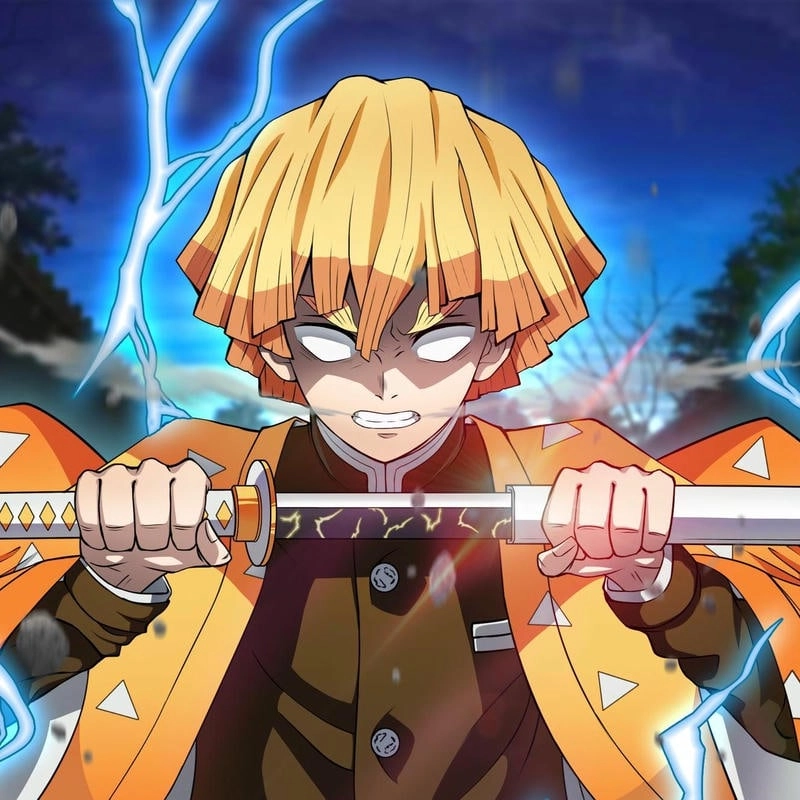 Nhanh như chớp với hình zenitsu tốc độ