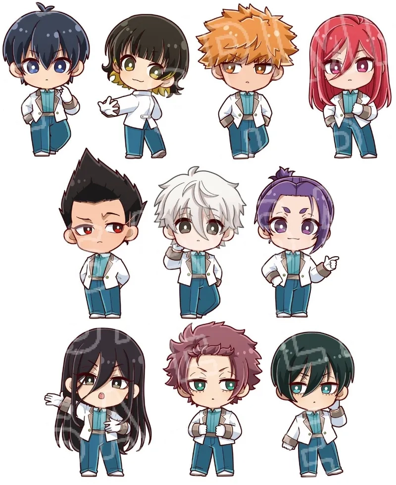 Tỏa sáng màn hình với blue lock anime chibi mới lạ