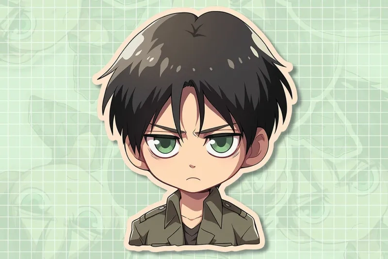 Ôm ngay eren chibi plush mềm mại siêu cute cho fan anime