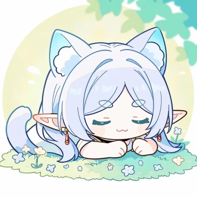 Thưởng thức nghệ thuật từ bộ frieren chibi fanart đẹp hút mắt