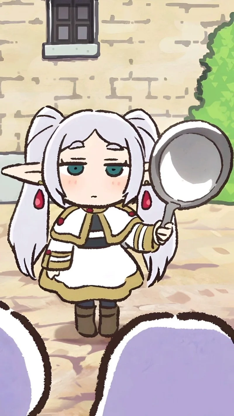 Đắm chìm trong thế giới anime cùng frieren chibi cute dễ thương