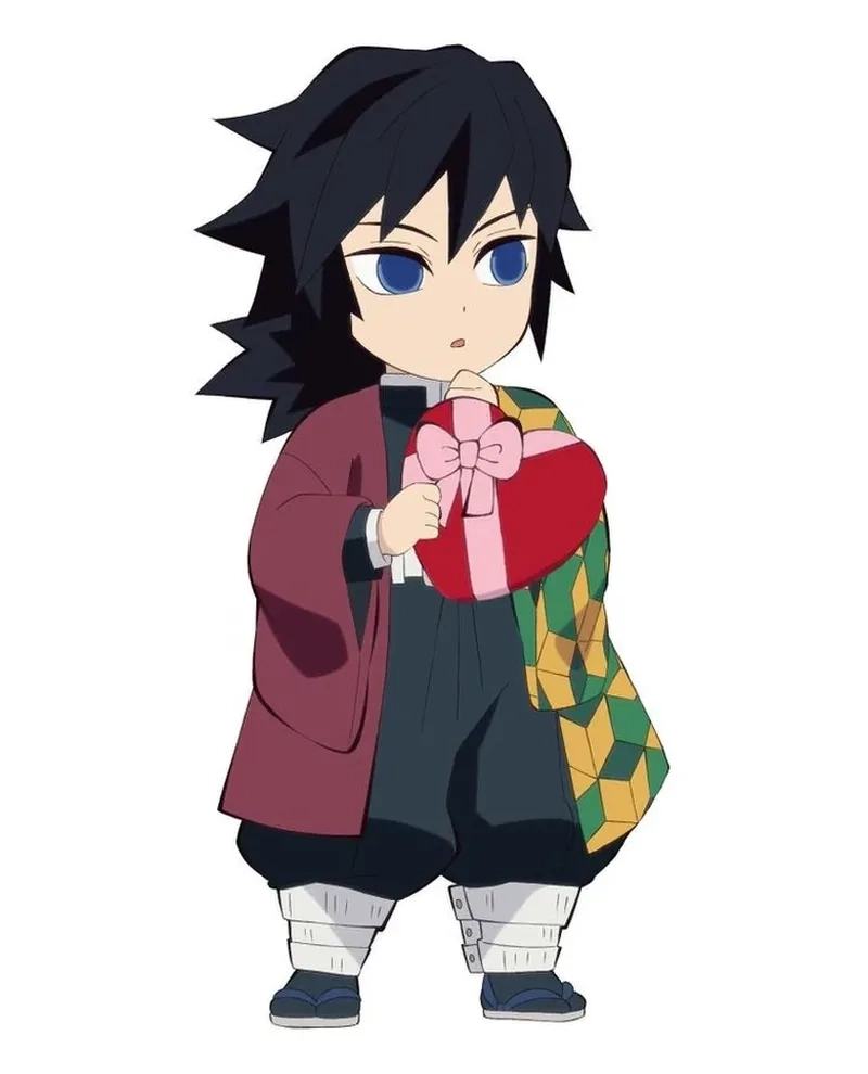 Móc khóa giyu chibi keychain dễ thương cho fan yêu thích