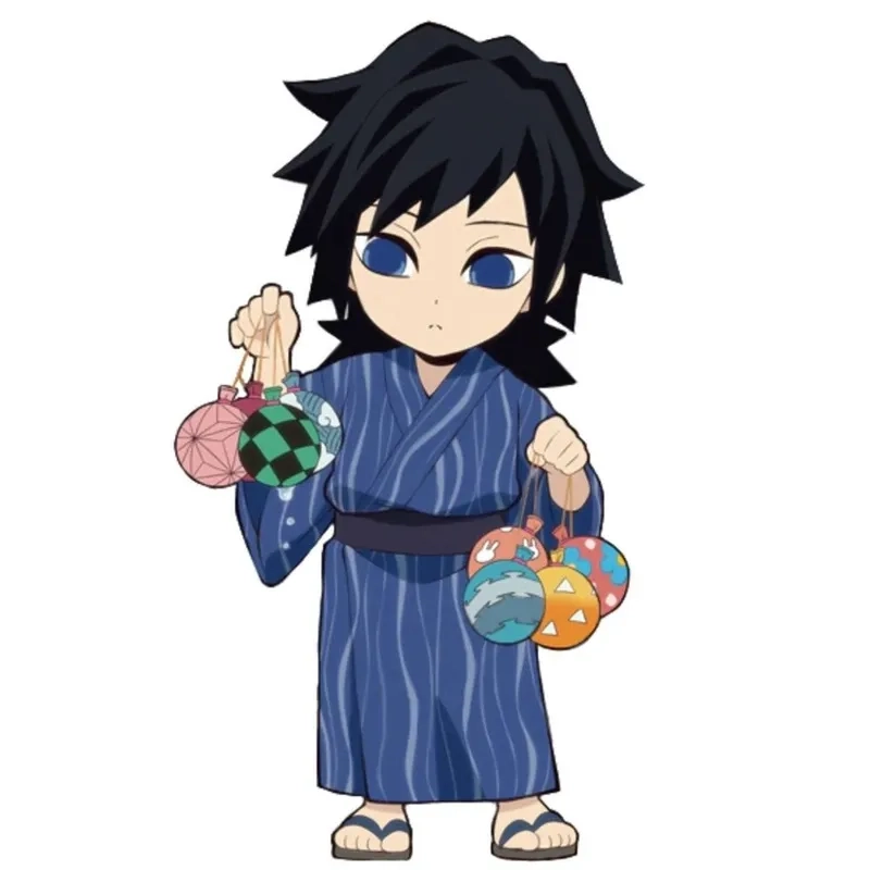 Bộ ảnh giyu tomioka chibi đáng yêu làm quà tặng độc lạ