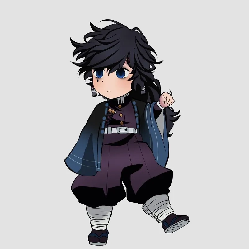 Treo balo thêm xinh cùng móc khóa hashira chibi keychain