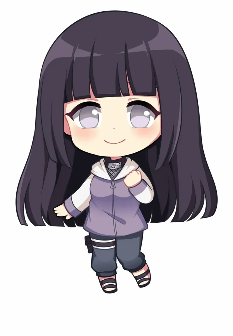 Khoảnh khắc đáng yêu của hinata hyuga chibi làm fan mê mẩn