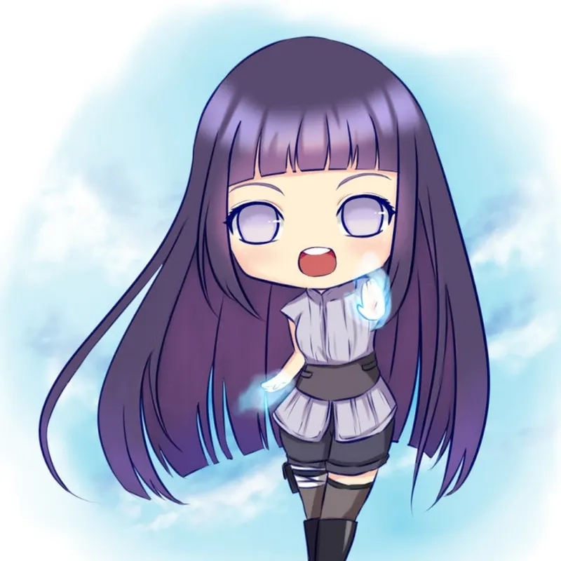 Cực xinh xắn với hinata hyuga chibi png trong suốt