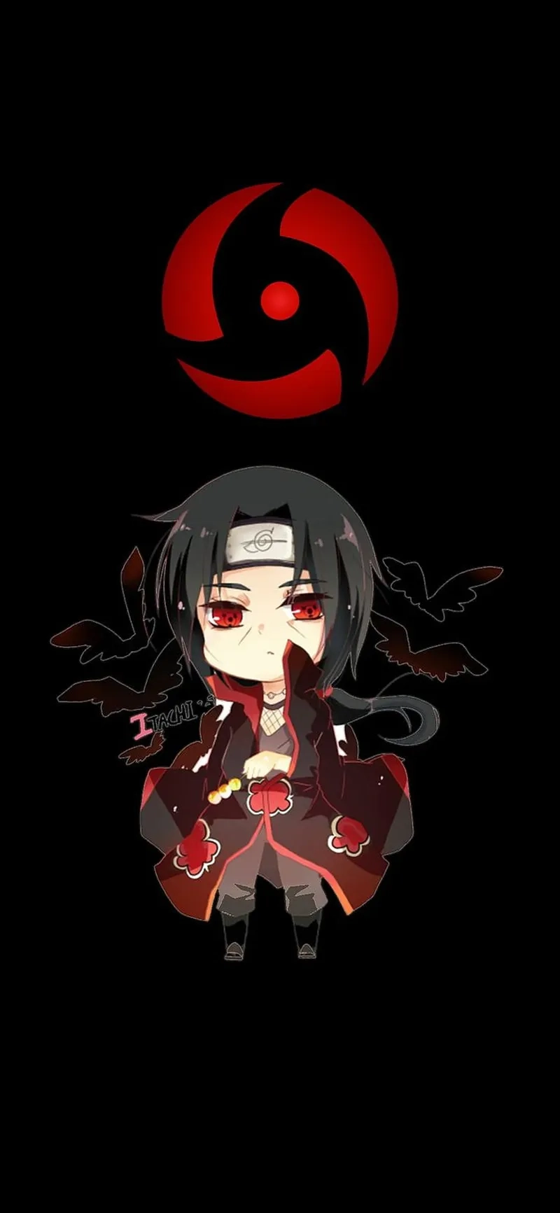 Trang trí bàn học với itachi chibi sticker độc lạ cực dễ thương