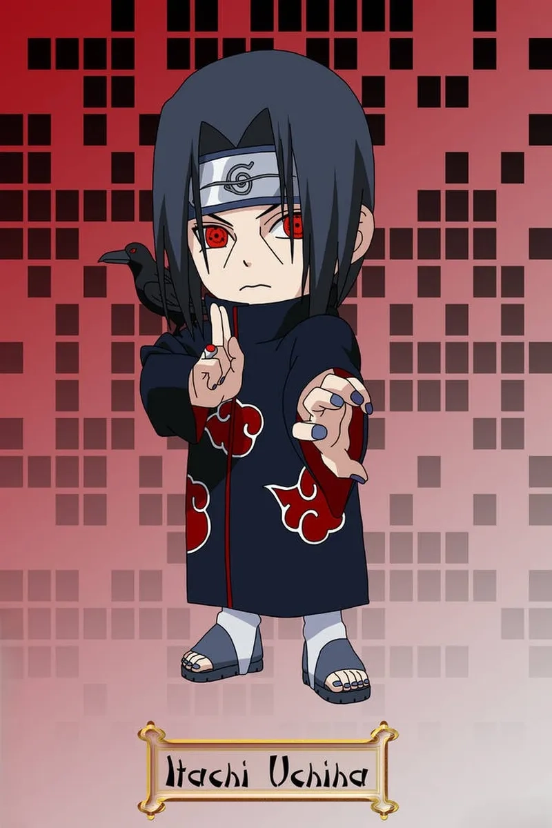 Phụ kiện cực chất với móc khóa itachi chibi keychain giá rẻ đẹp