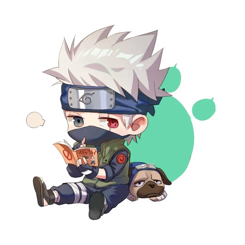 Ngắm bộ sưu tập chibi kakashi hatake siêu dễ thương cho fan Naruto
