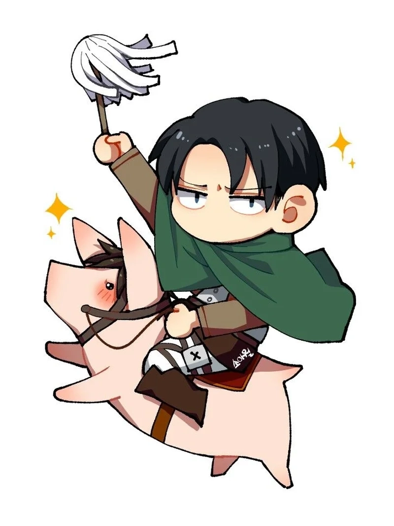 Bộ sưu tập levi ackerman chibi cute được fan yêu thích nhất